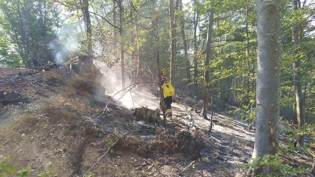 Požar na Bjelašnici eskalirao i silazi u šumu, potrebna intervencija helikoptera