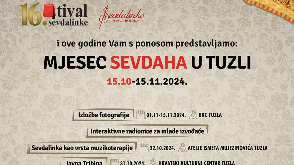 Sevdalinka u srcu Tuzle: Mjesec očuvanja i afirmacije kulturnog naslijeđa