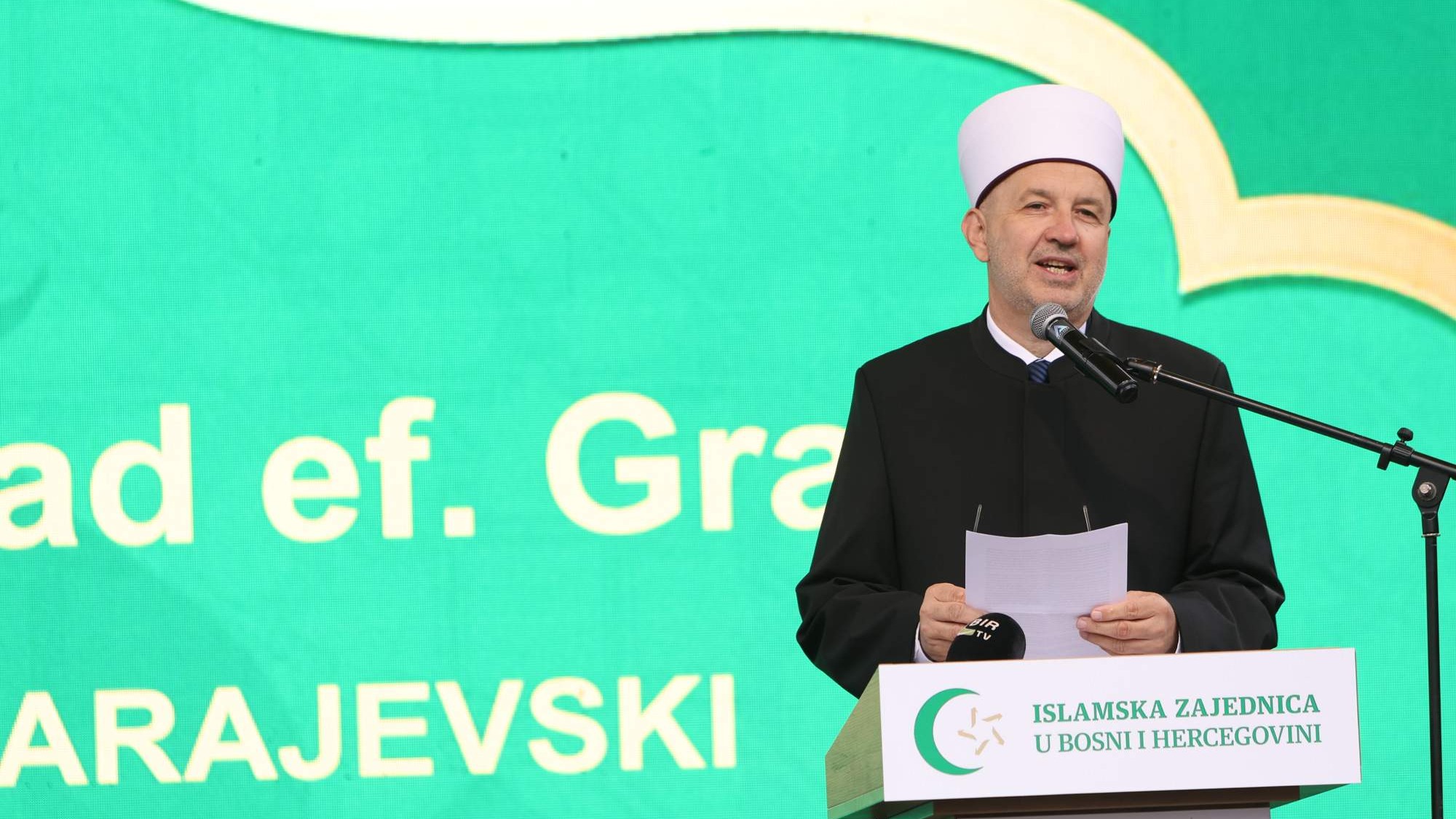 Muftija Grabus na otvorenju džamije u Olovu: Vi ste nas učinili ponosnim i sretnim izgradnjom ovog velikog hajrata