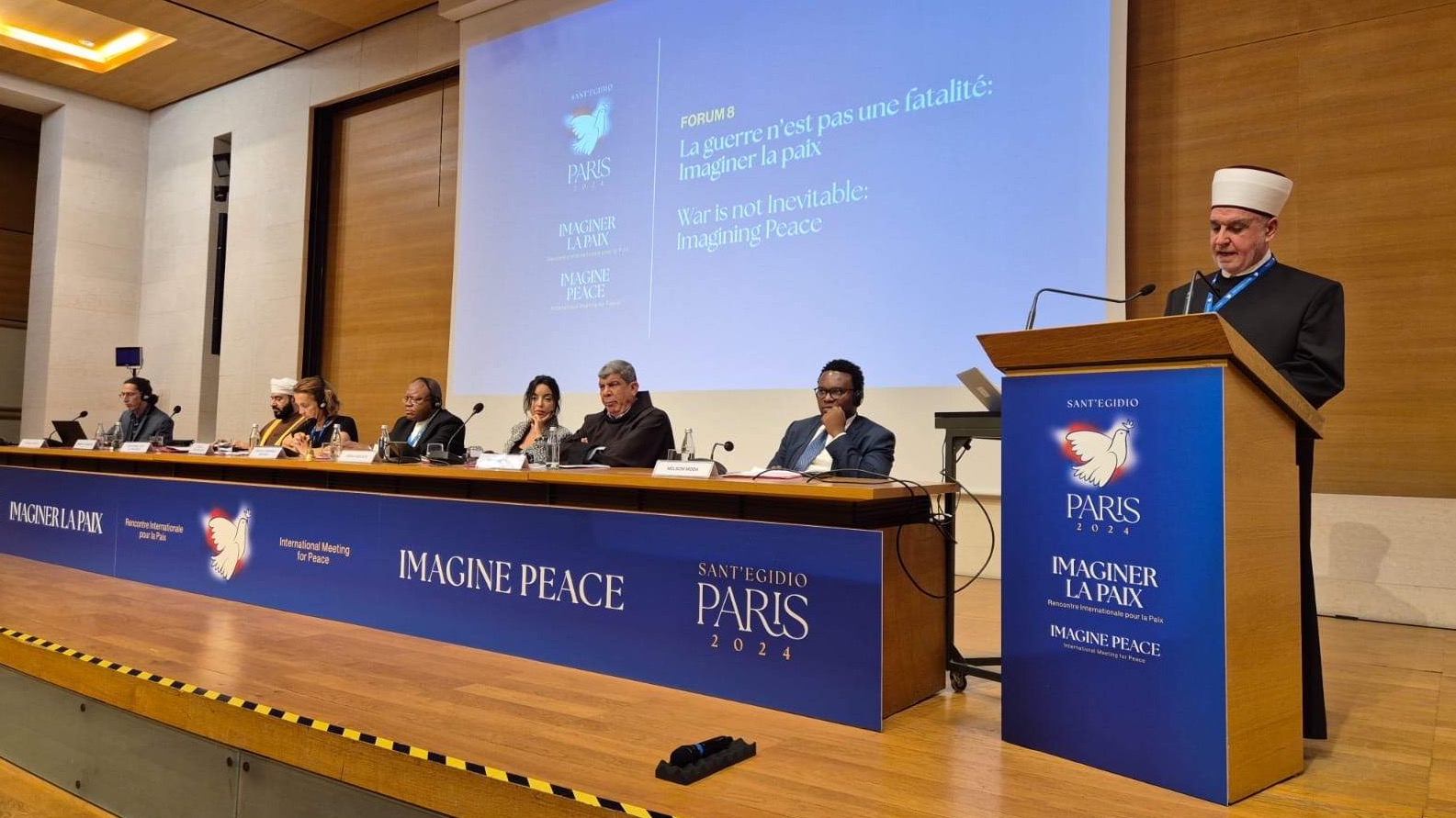 Pariz: Reisul-ulema se obratio na međunarodnom mirovnom forumu "Zamisli mir"