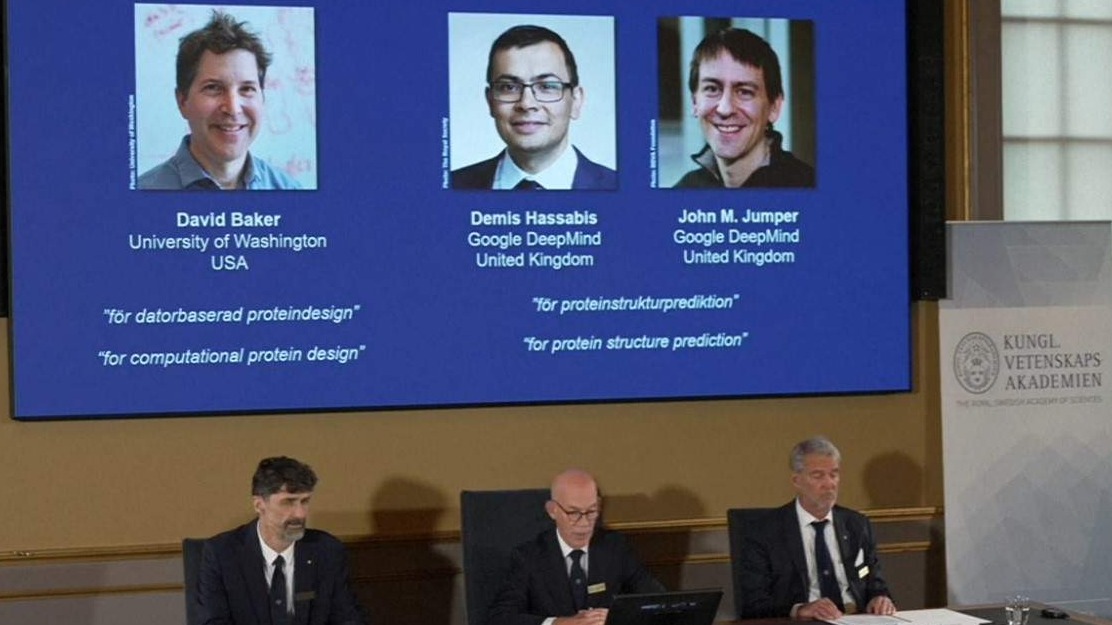 David Baker, Demis Hassabis i John Jumper dobitnici Nobelove nagrade za hemiju