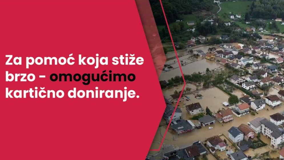 Inicijativa za hitno omogućavanje kartičnog doniranja humanitarnim organizacijama u FBiH