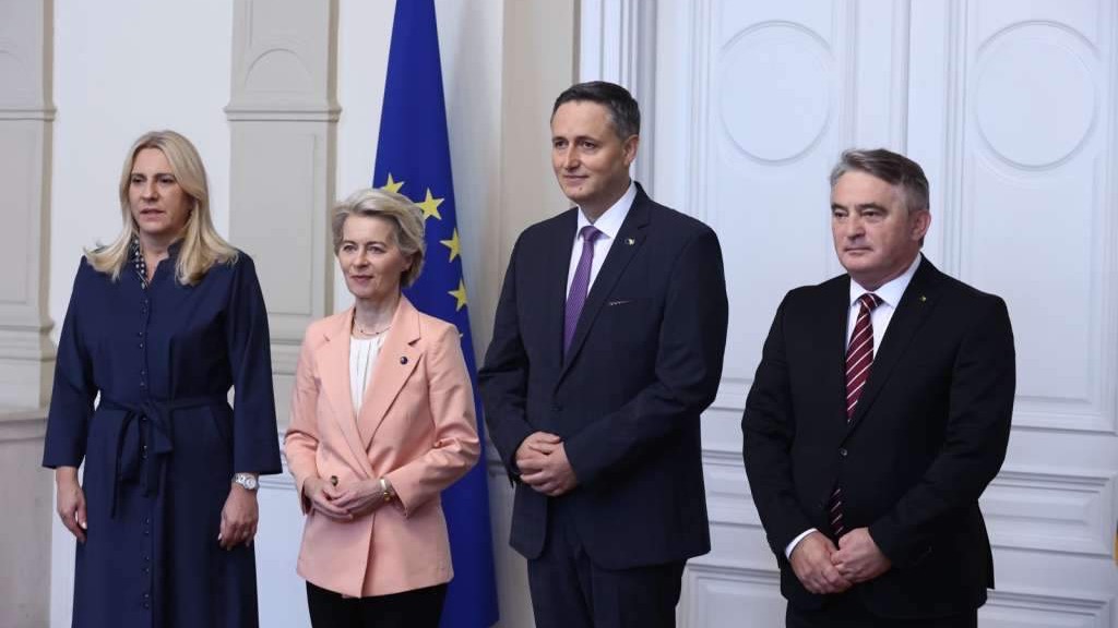 Ursula von der Leyen susrela se sa članovima Predsjedništva BiH