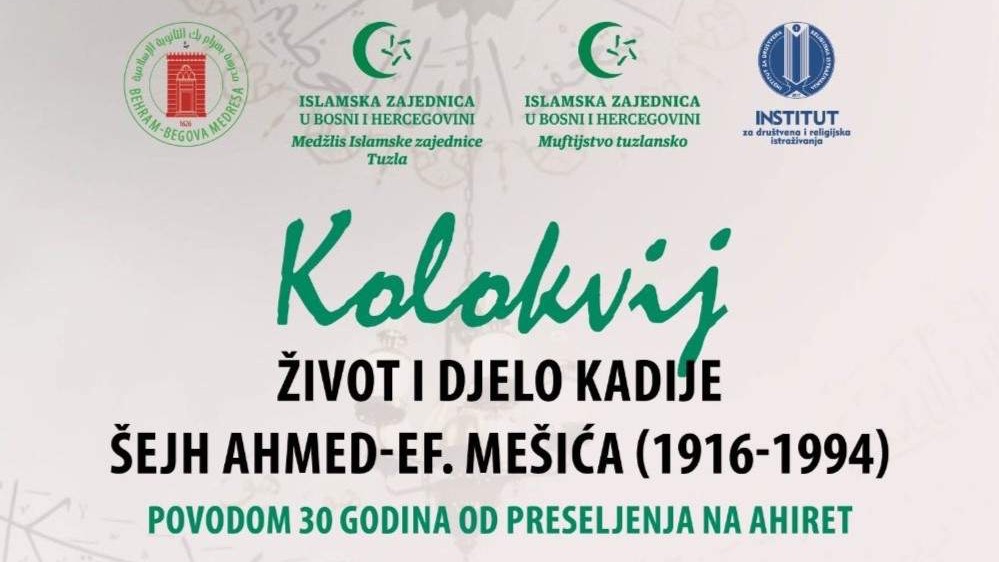 U Tuzli sutra kolokvij o životu i djelu Ahmed-ef. Mešića 