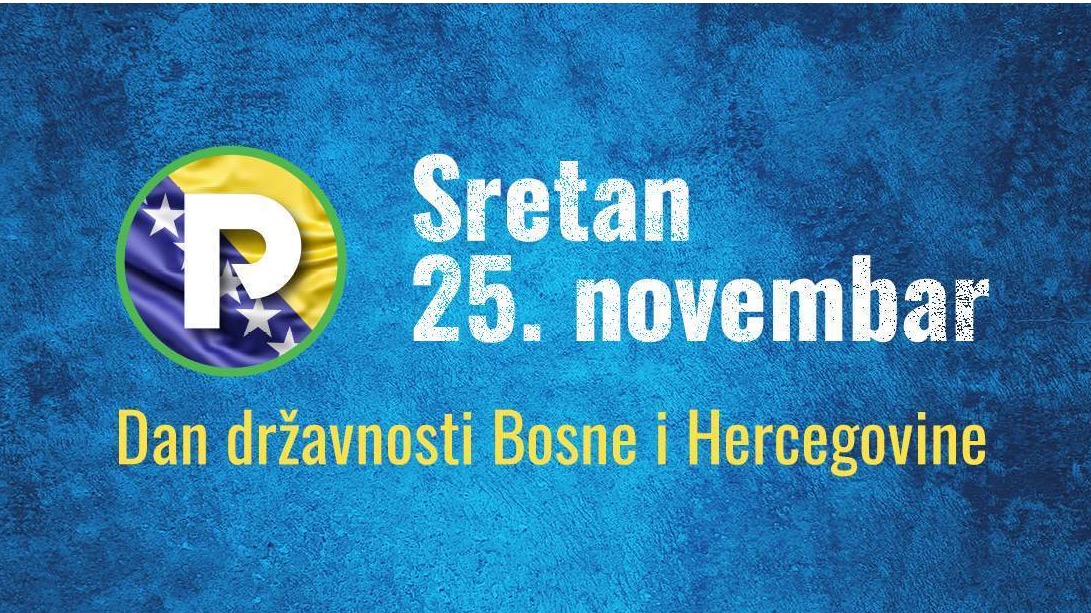 Sretan Dan državnosti Bosne i Hercegovine!