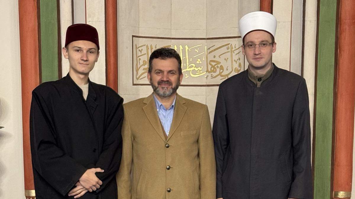 Ferhadiju u Banjauci posjetio hafiz Ferruh Muštuer, prvi imam Aja Sofije.