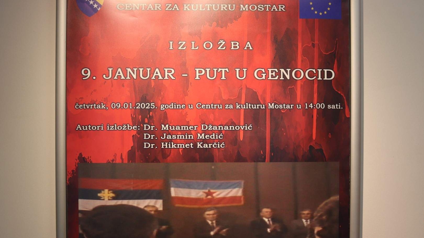 U Mostaru otvorena izložba "9. januar - Put u genocid"