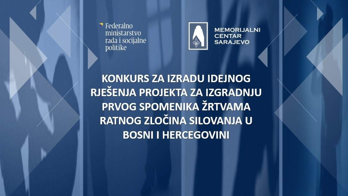 Objavljen konkurs za izradu idejnog rješenja projekta prvog spomenika žrtvama ratnog zločina silovanja