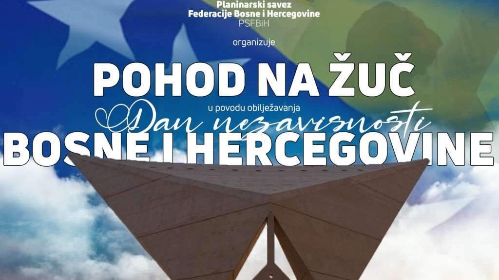 PS FBiH - Na Dan nezavinosti Bosne i Heregovine, pohod planinara na Žuč