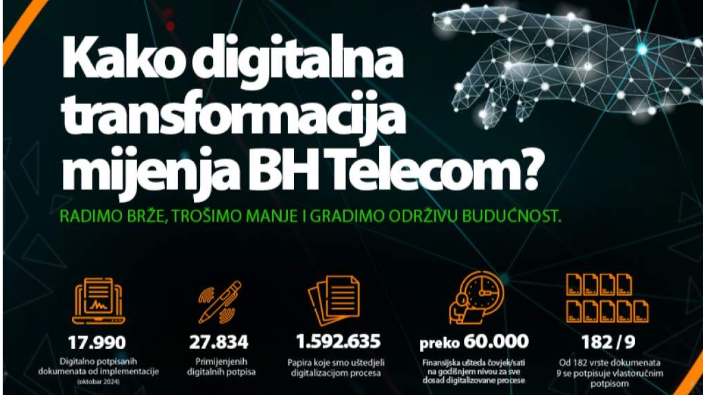 BH Telecom - Prvi u BiH s potpuno digitalnim poslovanjem i e-potpisom za korisnike