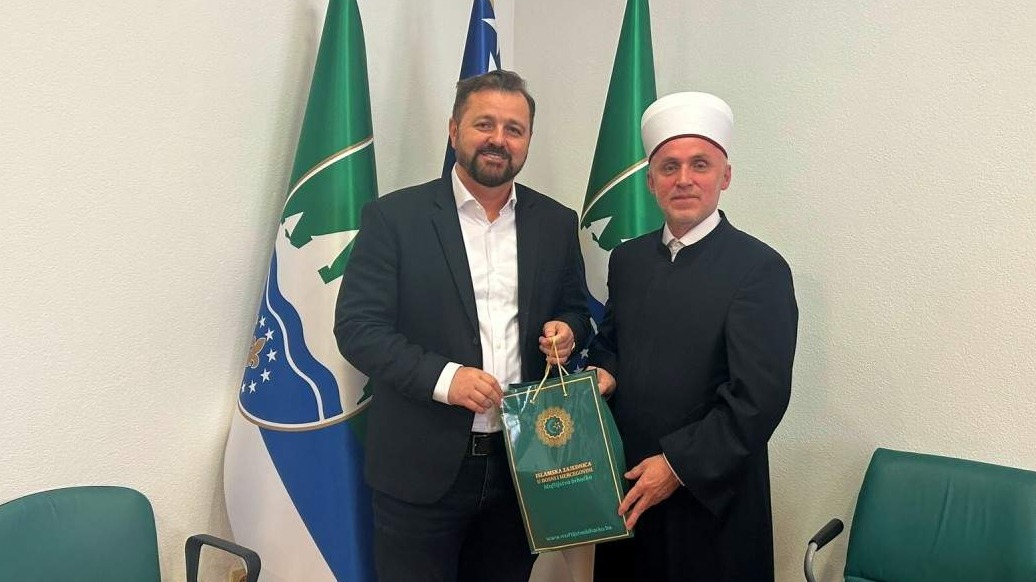 Muftija Kudić posjetio gradonačelnika Cazina i MIZ Cazin