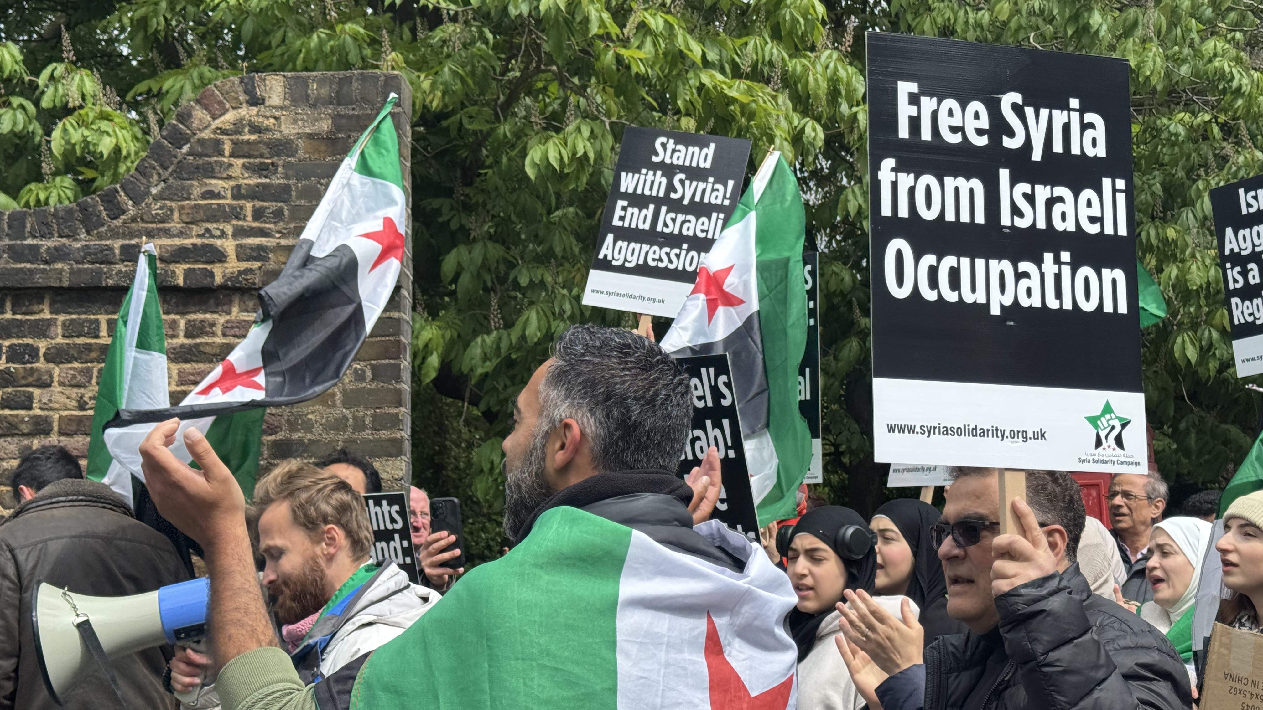 Protest u Londonu zbog izraelskih napada na Siriju