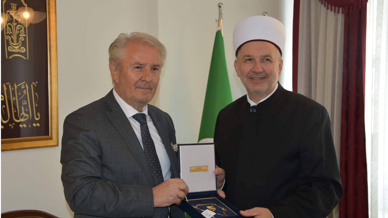 Potpredsjednik FBiH Refik Lendo posjetio muftiju sarajevskog dr. Nedžada Grabusa