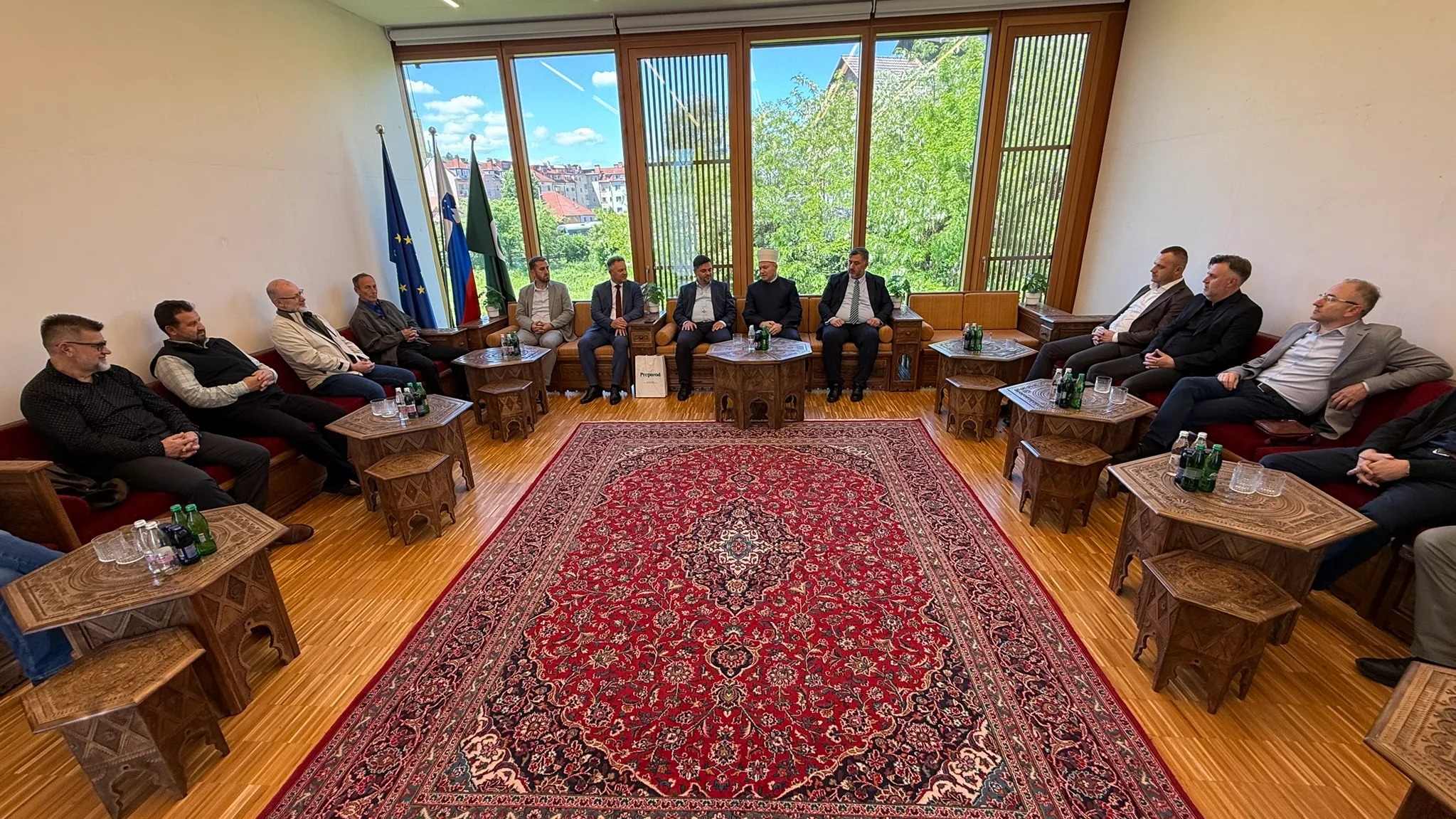 Muftija Porić primio delegaciju MIZ Sanski Most