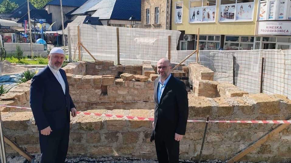 Muftija Adilović posjetio gradilišta u Jajcu: Podrška važnim projektima Medžlisa