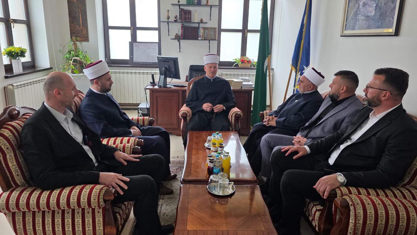 Muftija Dudić u posjeti Muftijstvu banjalučkom