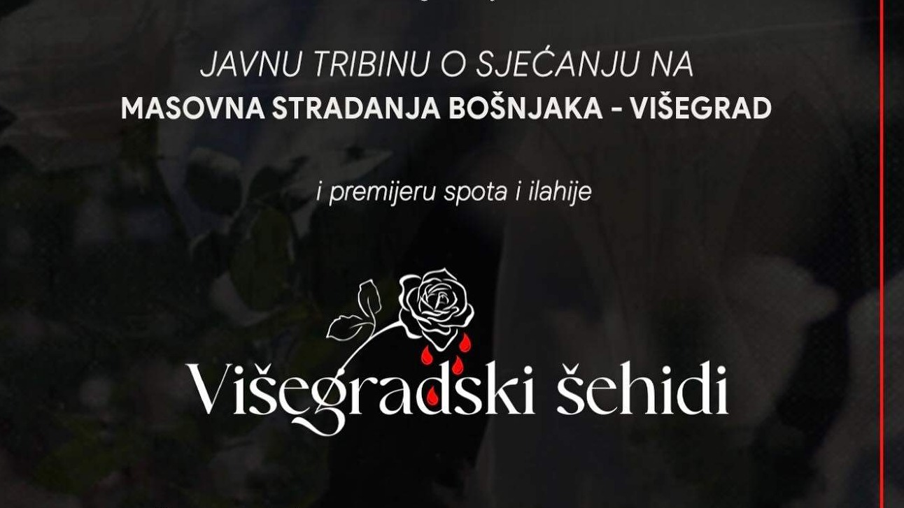 Javna tribina i premijera ilahije "Višegradski šehidi" u subotu