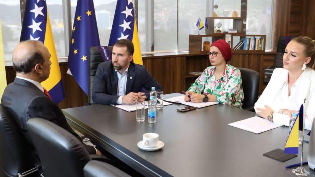 Delić razgovarao s ambasadorom Pakistana o jačanju saradnje u oblasti rada i mobilnost radne snage