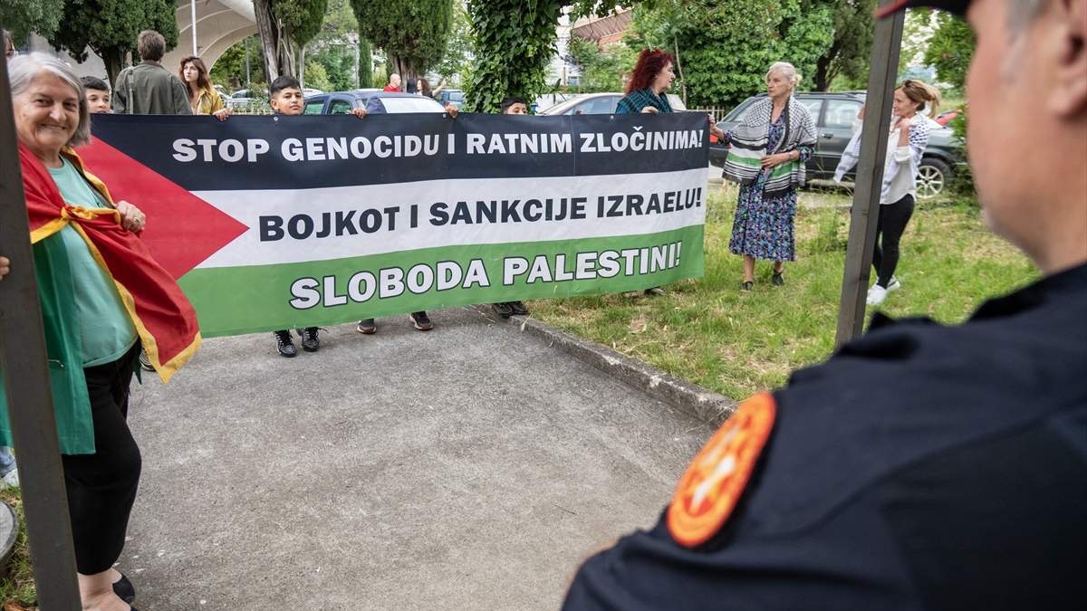 Nastavljeni protesti u Podgorici zbog Dana izraelskog filma: “Kulturno pranje genocida”
