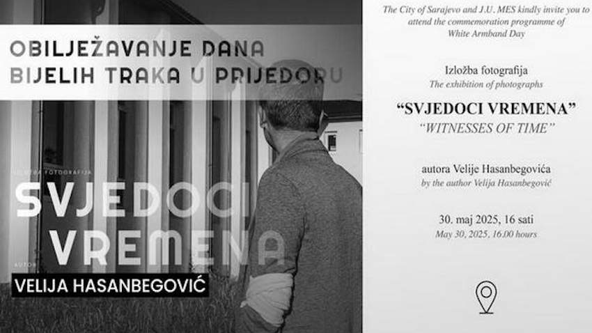 Izložba Velije Hasanbegovića "Svjedoci vremena", povodom obilježavanja Dana bijelih traka