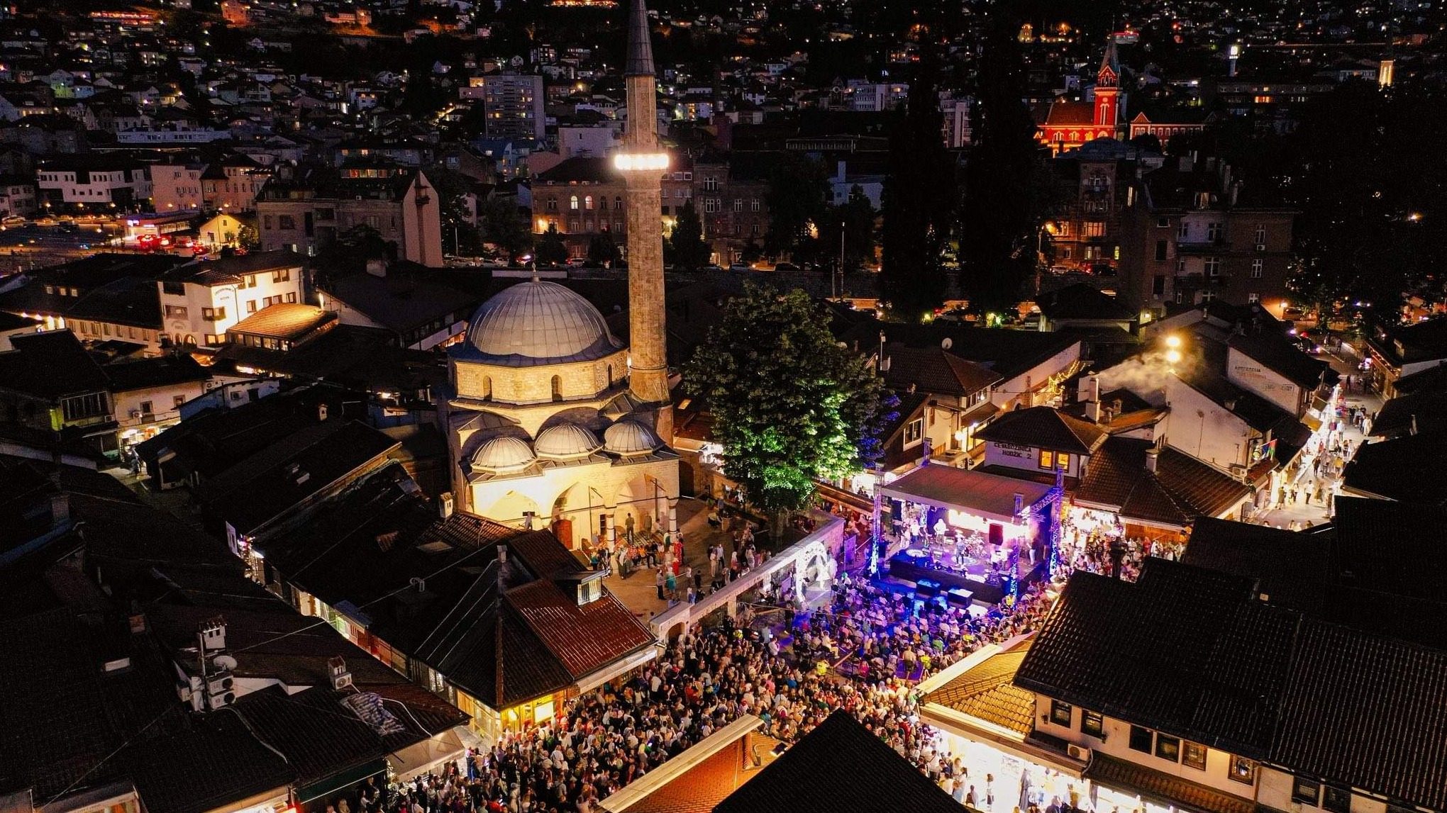 Dani bajramske radosti: Koncert Eldina Huseinbegovića na Baščaršiji