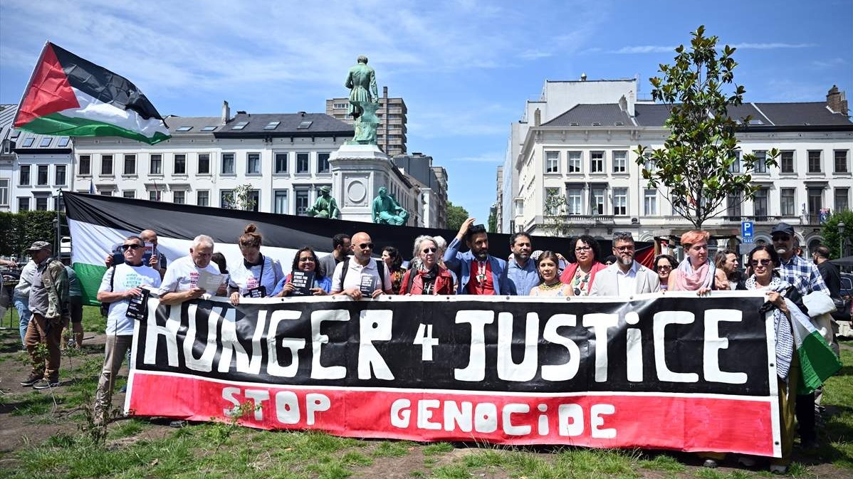 Protest u Briselu: Uposlenici institucija Evropske unije traže okončanje genocida u Gazi