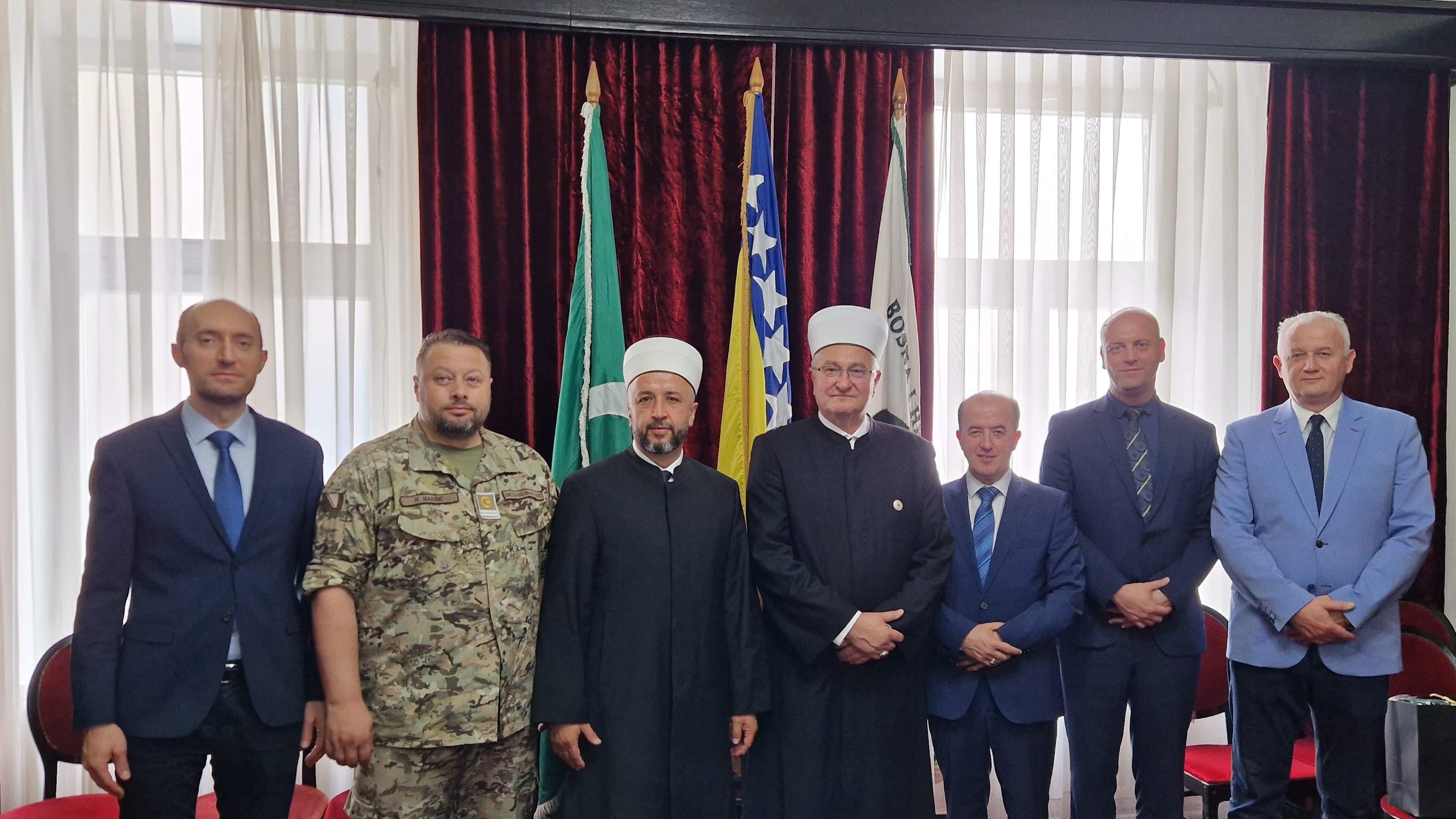 Vojnog muftiju posjetio predsjednik Mešihata Islamske zajednice u Hrvatskoj