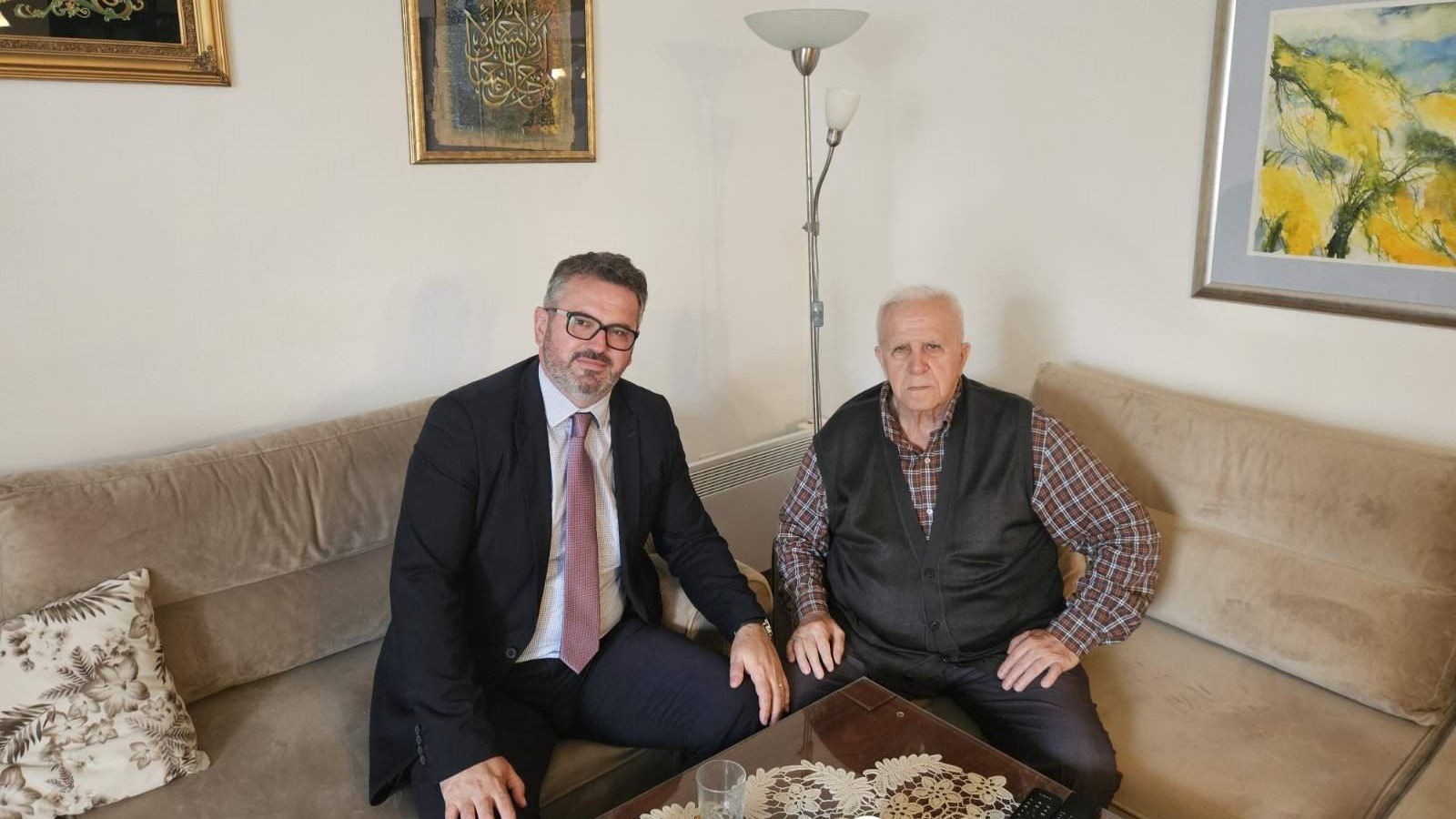 Predsjednik Udruženja ilmijje Nijaz-ef. Duzan posjetio bivšeg banjalučkog muftiju Edhem-ef. Čamdžića