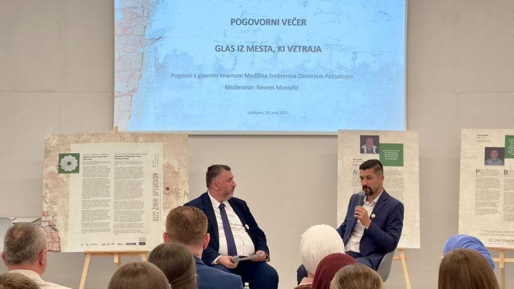 Uz 30. godišnjicu žrtava genocida u Srebrenici: Damir-ef. Peštalić u posjeti Mešihatu IZ-e u Republici Sloveniji