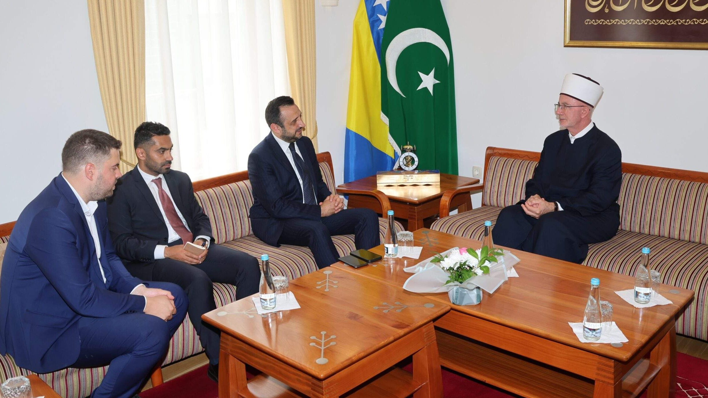 Muftiju Fazlovića posjetio ambasador Republike Turske Nj. E. Emin Akseki 