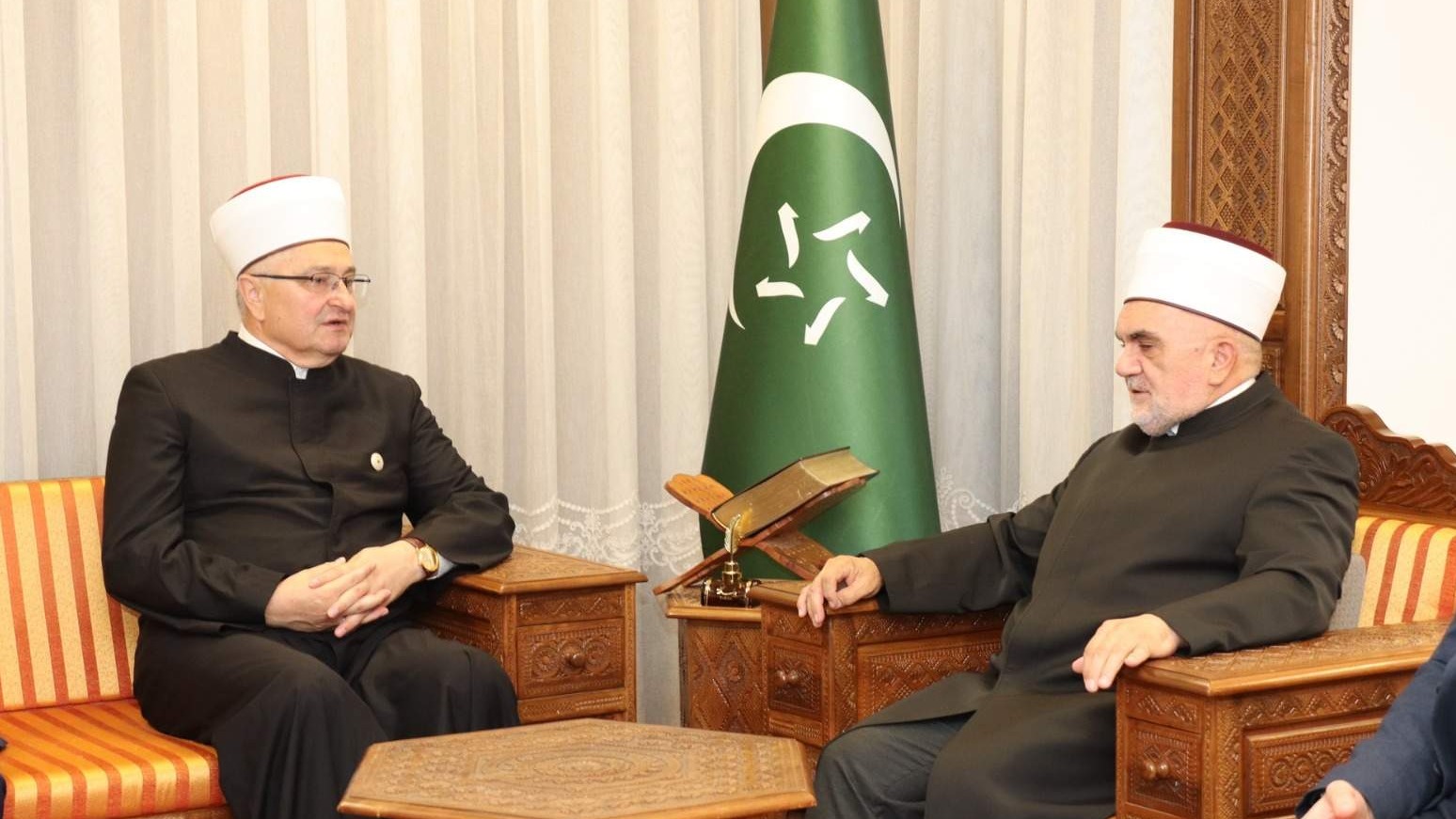 Muftija Dudić se sastao sa predsjednikom Mešihata Islamske zajednice u Hrvatskoj muftijom Aziz-ef. Hasanovićem 