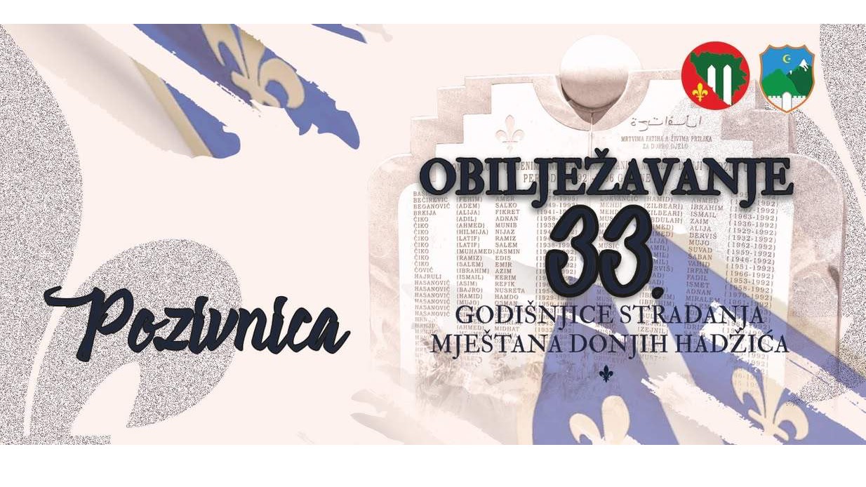 U petak obilježavanje 33. godišnjice stradanja mještana Donjih Hadžića