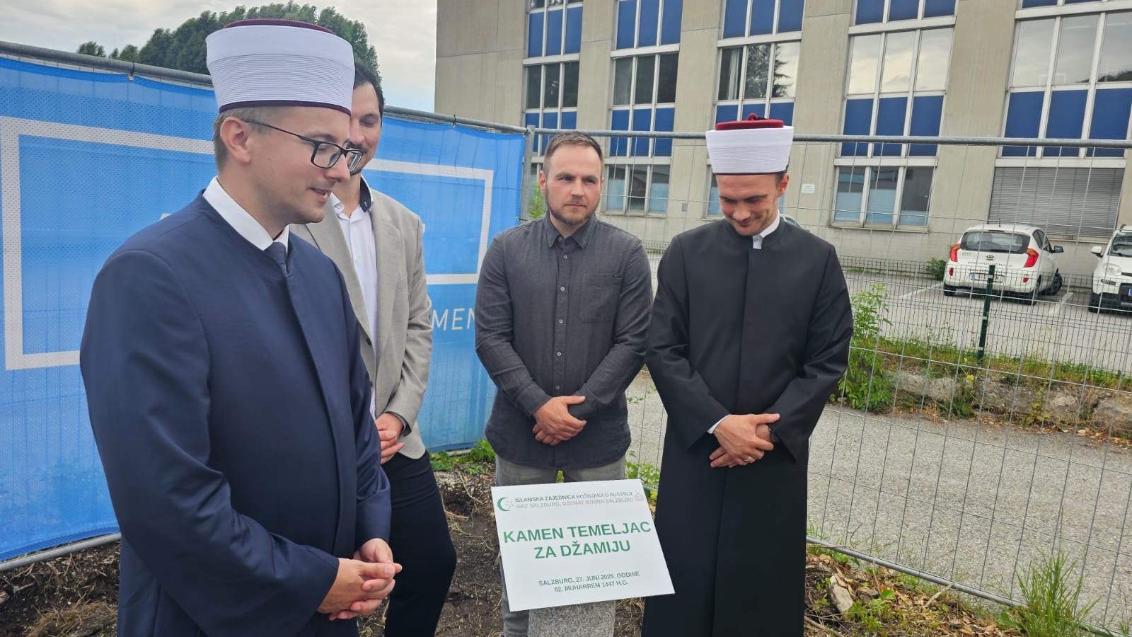 Svečanost polaganja kamena temeljca za izgradnju prvog Bošnjačkog centra u Salzburgu