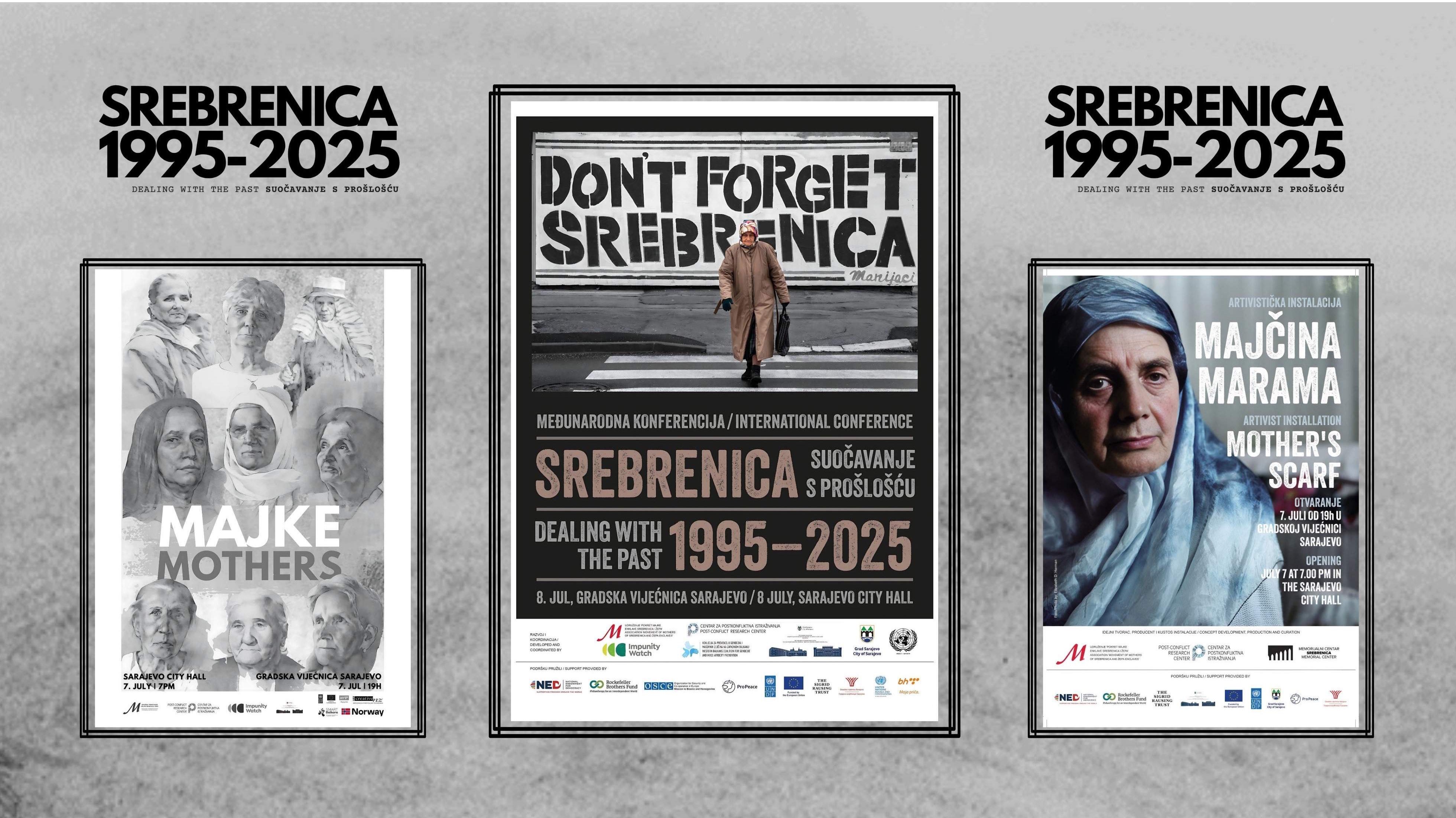 U Vijećnici danas Međunarodna konferencija “Srebrenica 1995–2025: Suočavanje s prošlošću”