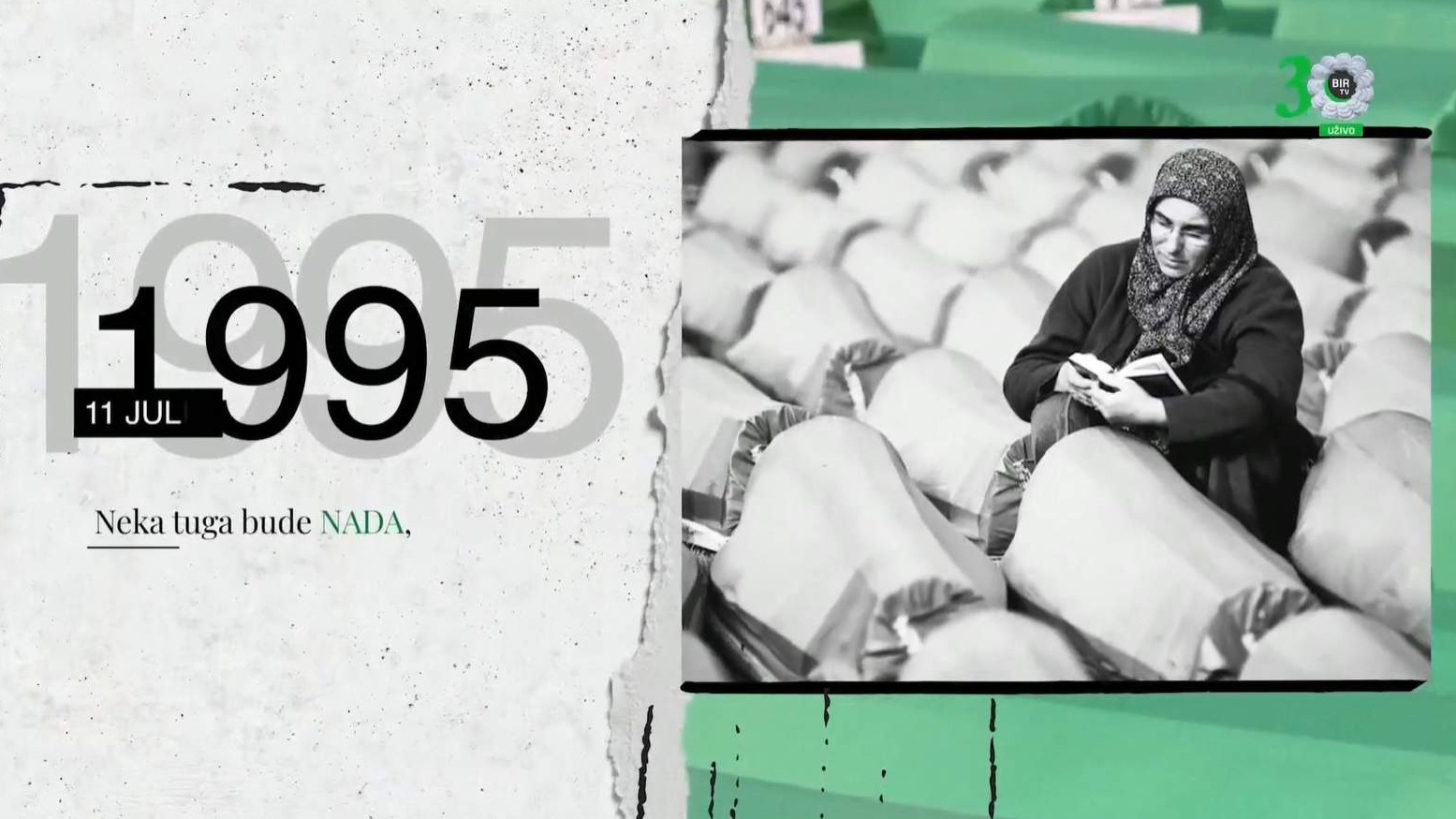 Radio i TV BIR: Specijalni program uživo iz Srebrenice povodom 30. godišnjice genocida