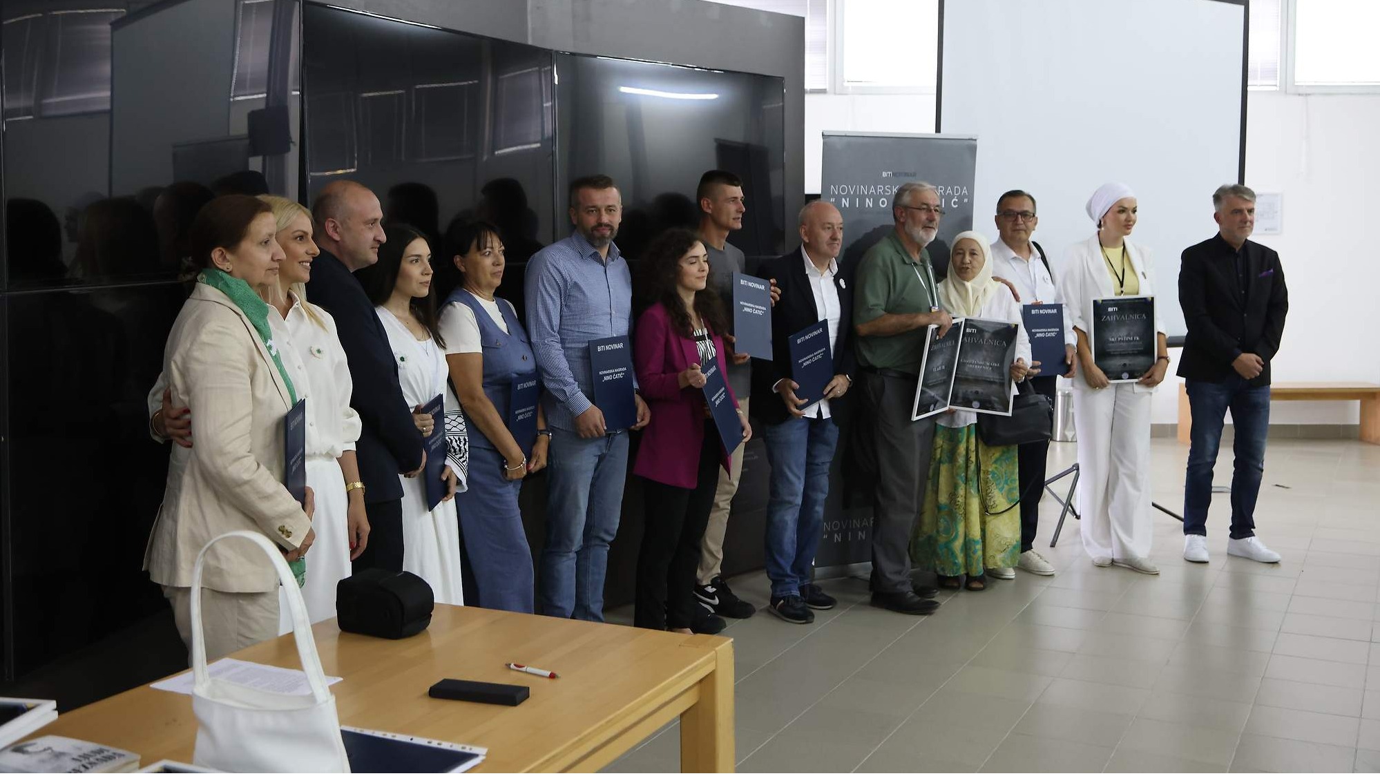 Uposlenici Media centra IZ Kasim Softić i Ajša Hafizović-Hadžimešić dobitnici Specijalnog novinarskog priznanja "Nino Ćatić"