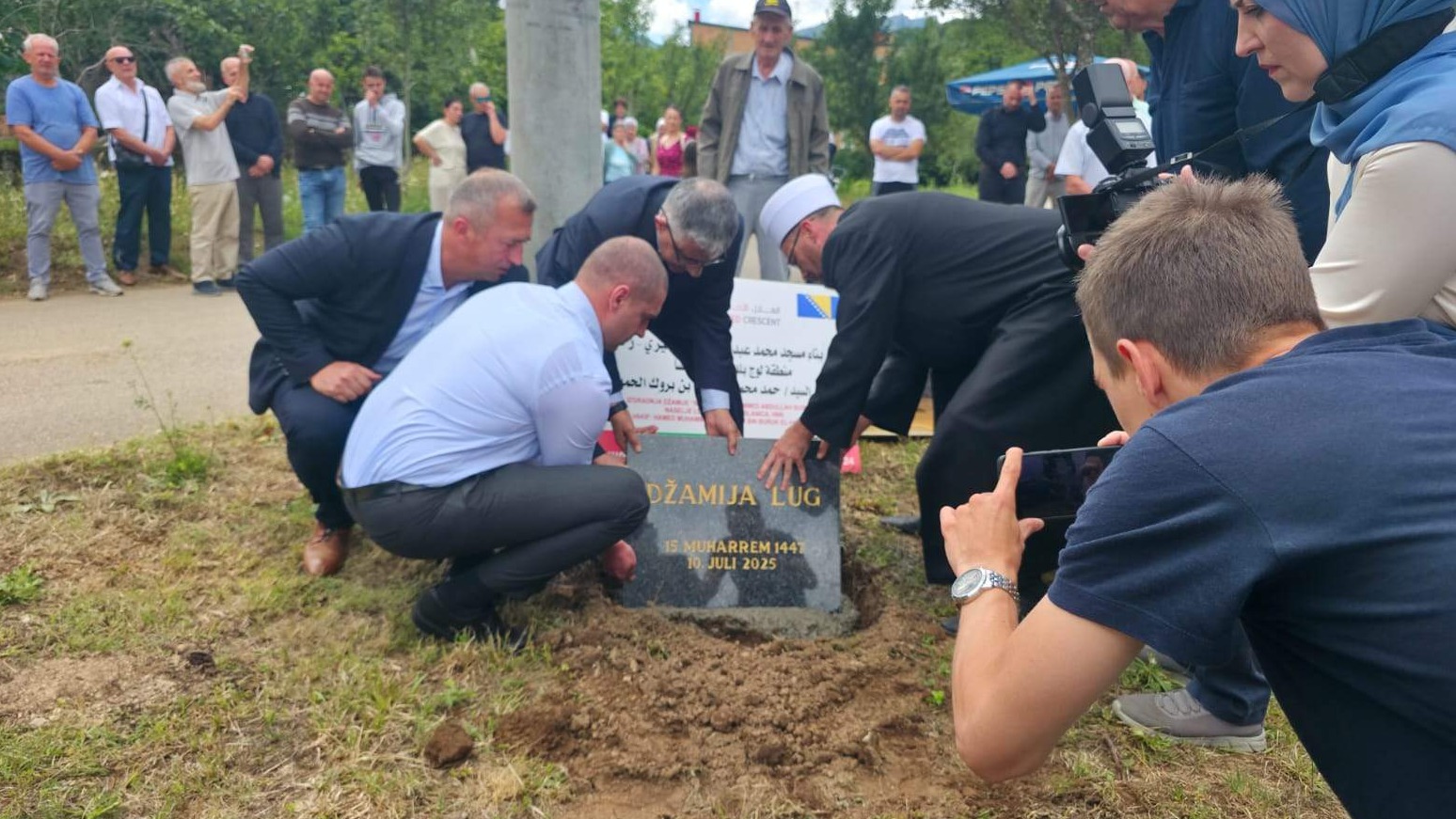 Dugogodišnji san mještana Luga kod Jablanice postaje stvarnost: Položen kamen temeljac za izgradnju džamije
