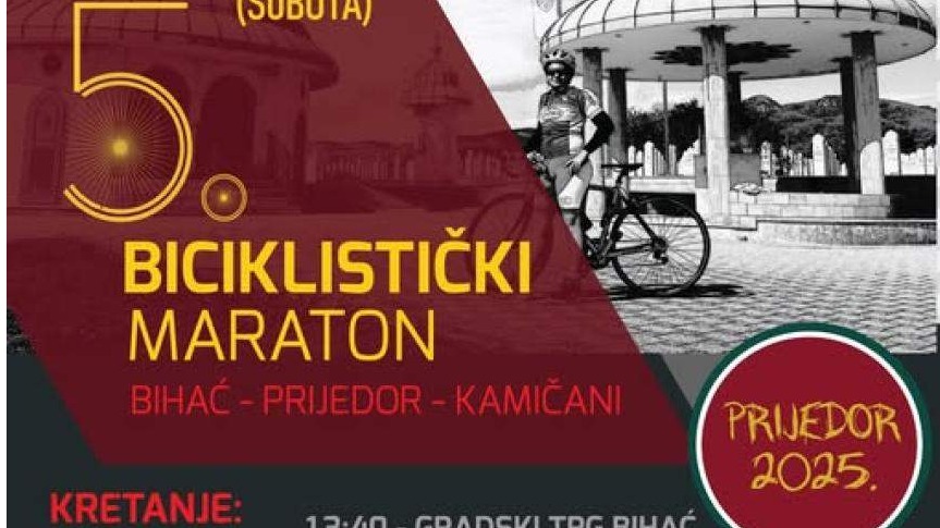 Biciklistički maraton Bihać – Prijedor – Kamičani 19. jula