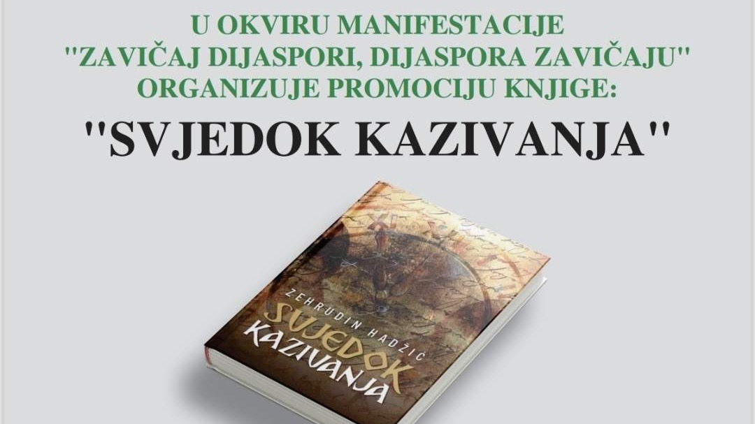 MIZ Banja Luka: Promocija knjige Svjedok kazivanja