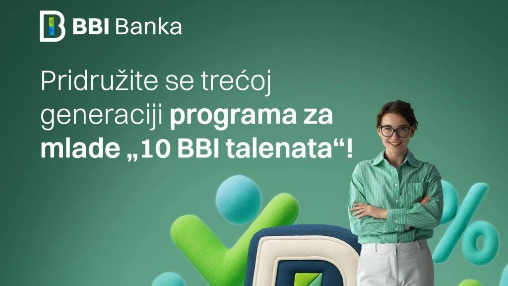 Otvorene prijave za treći ciklus programa za mlade „10 BBI talenata“