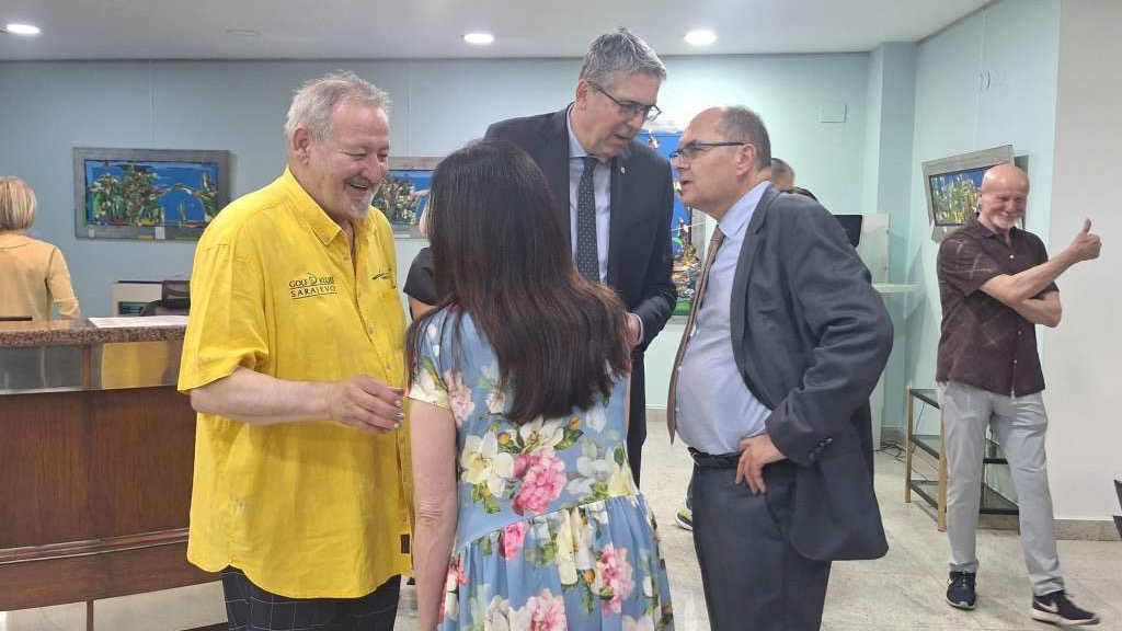 Otvorena izložba Adina Hebiba "Tvoj i moj grad" Sarajevo - Mostaru 2025.