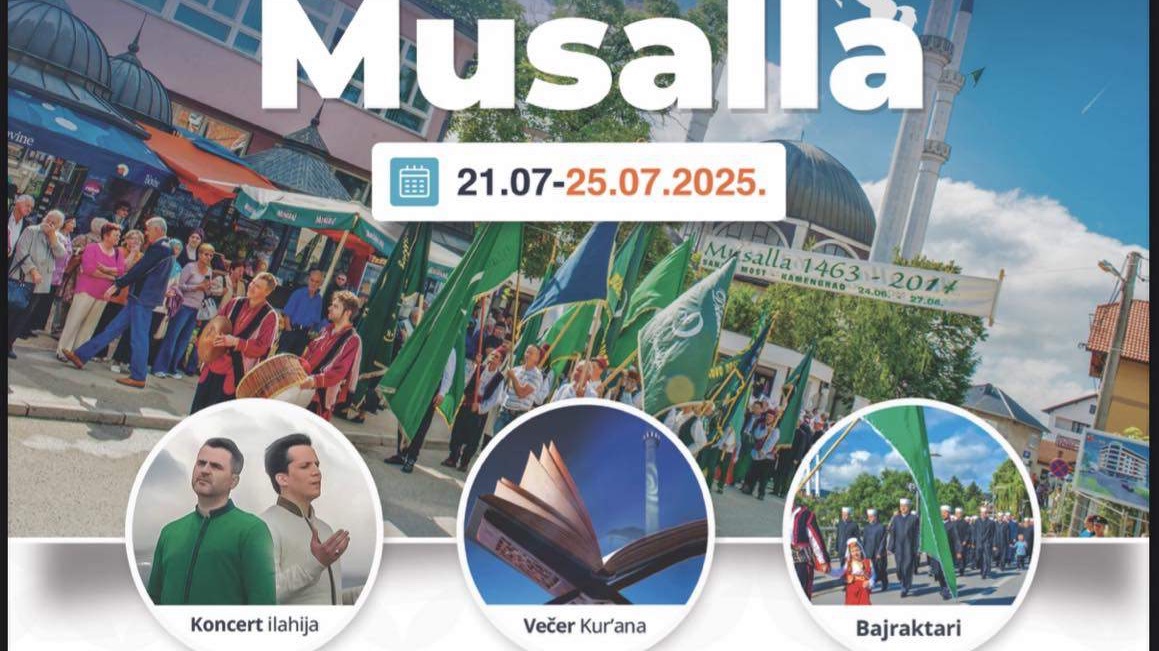 „Musalla 2025“ : Koncert ilahija i kasida, hafiz Aziz Alili i Armin Muzaferija