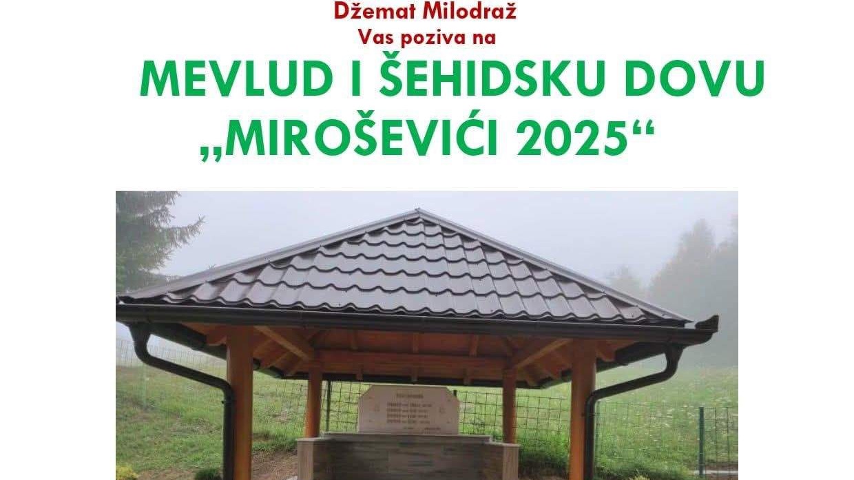 Mevlud i šehidska dova "Miroševići 2025" u organizaciji MIZ Kiseljak