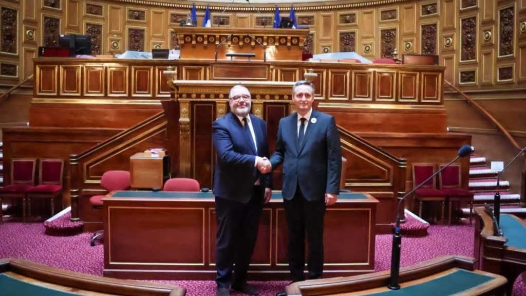 Bećirović s potpredsjednikom Komiteta za vanjske poslove, odbranu i oružane snage Senata Francuske