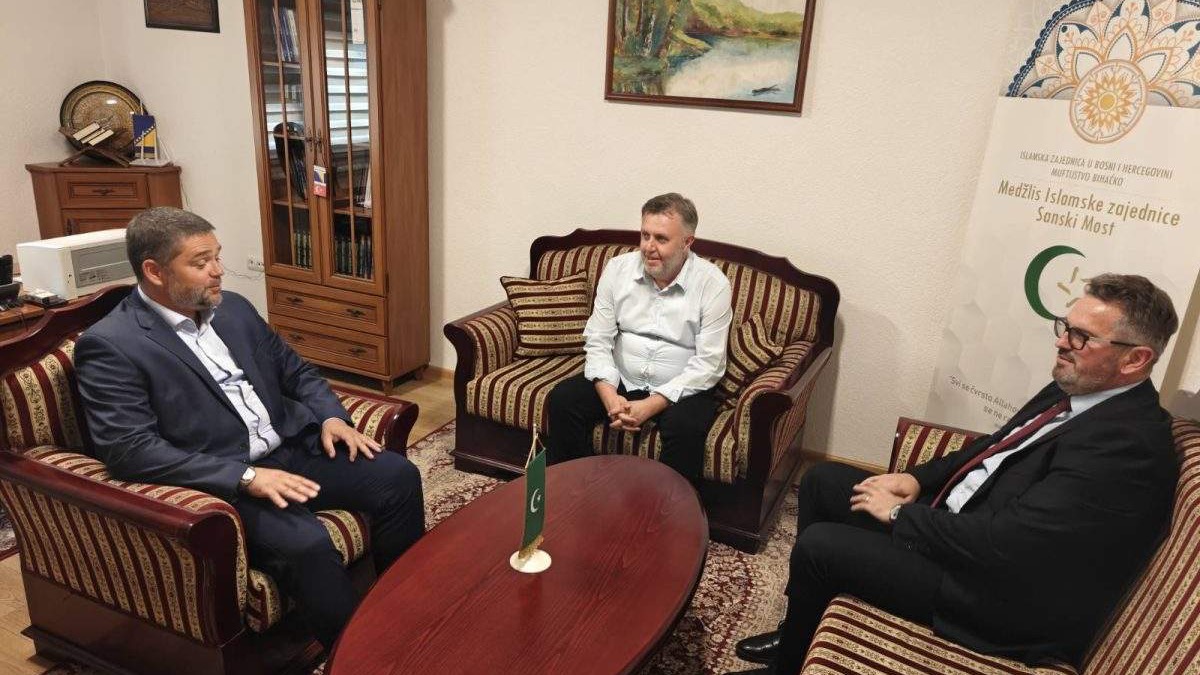 Predsjednik Udruženja Ilmijje u posjeti MIZ Sanski Most i Okružnom odboru Bihać