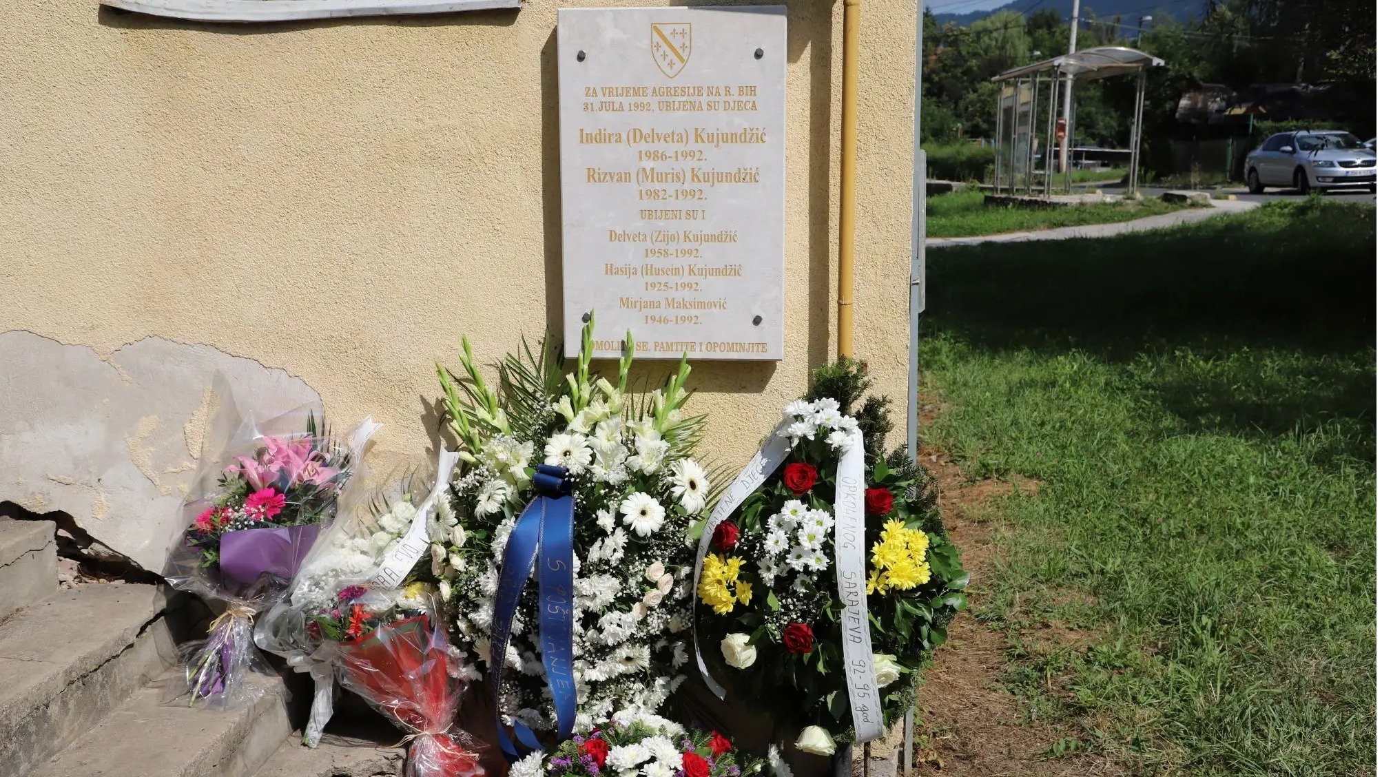 Obilježena godišnjica ubistva pet civila u Jukićevoj ulici u Sarajevu