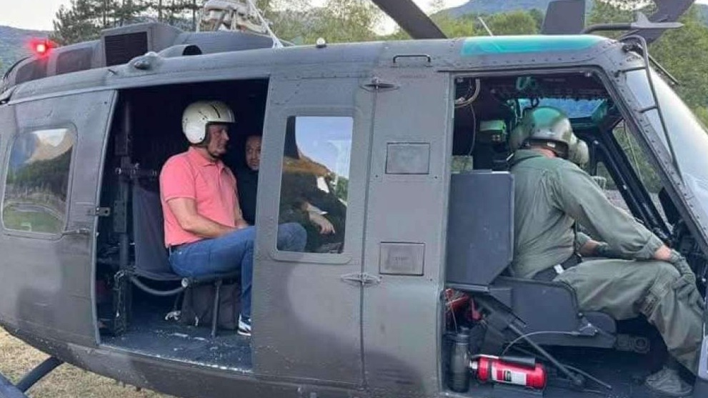 Helez odobrio angažman helikoptera OSBiH na gašenju požara u Crnoj Gori