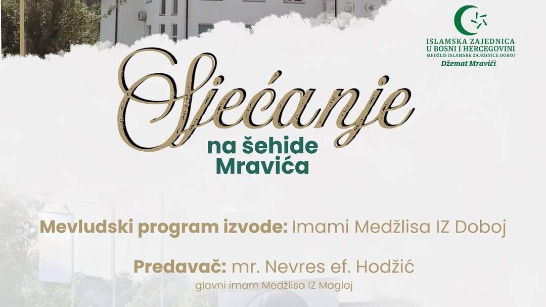 Mravići: Obilježavanje godišnjice Bitke i sjećanje na šehide i civilne žrtve rata