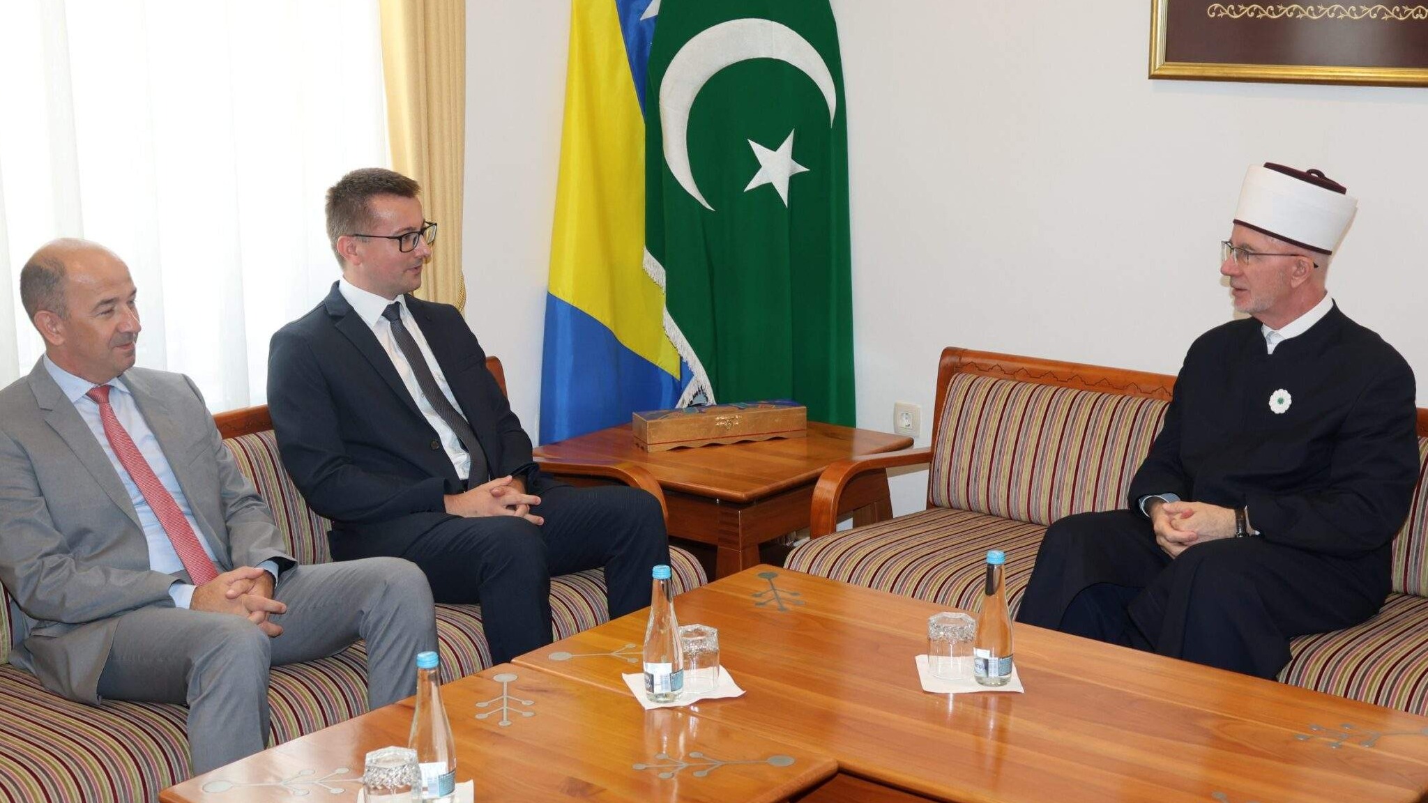 Glavni imam i predsjednik Islamske zajednice Bošnjaka u Austriji posjetili muftiju Fazlovića 