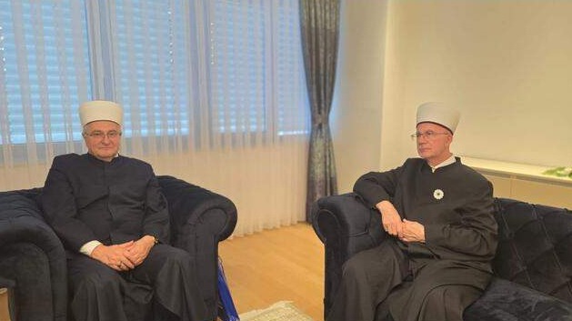 Muftija Hasanović ugostio muftiju tuzlanskog, Vahid-ef. Fazlovića